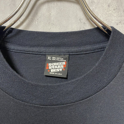 古着 used 90s USA製　SCREEN STARS BEST　半袖プリントTシャツ　シングルステッチ　ヴィンテージ　黒