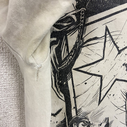 00s　FAMOUS STARS AND STRAPS　半袖プリントTシャツ　ヴィンテージ　白　ホワイト　Sサイズ