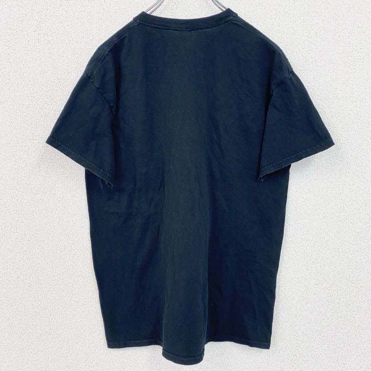 古着 used　GILDAN　ドラゴンボールZ　スーパーサイヤ人　半袖アニメプリントTシャツ　キャラクターデザイン　黒　Mサイズ