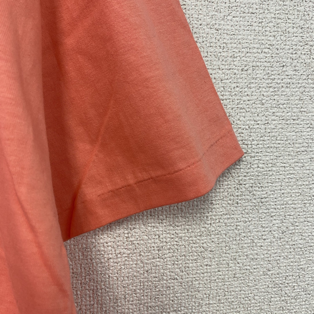 ～90s　Phuket　プーケット　半袖スーベニアTシャツ　シングルステッチ　刺繍ロゴ　ヴィンテージ　サーモンピンク　Lサイズ