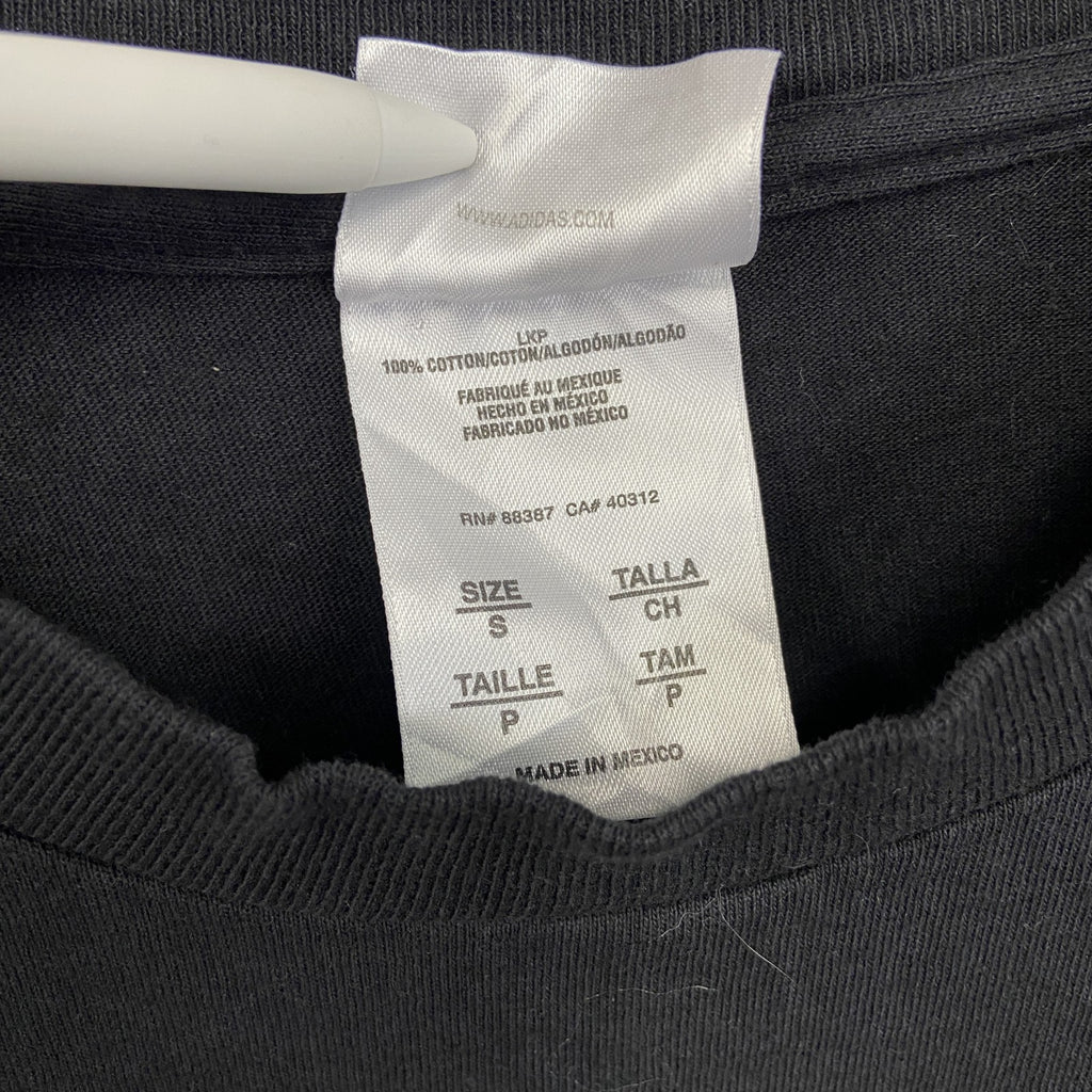 古着 used　00s　Adidas　アディダス　半袖プリントTシャツ　バンクーバー　ハーフマラソン　黒　ブラック　Sサイズ
