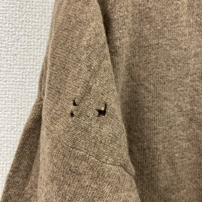 90s～　Kappa　カッパ　ウールニットセーター　ニットポロセーター　ヴィンテージ　茶色　ブラウン　Lサイズ