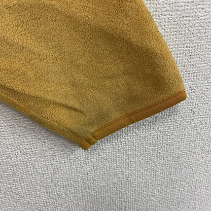 90s　OLD UNIQLO　オールドユニクロ　シンチラスナップTタイプ　ハーフジップフリースジャケット/ボアジャケット　イエロー　Lサイズ