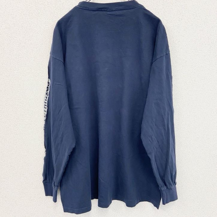 古着 used　NFL　半袖プリントTシャツ　ニューイングランドペイトリオッツ　フットボール　紺　ネイビー　2XLサイズ