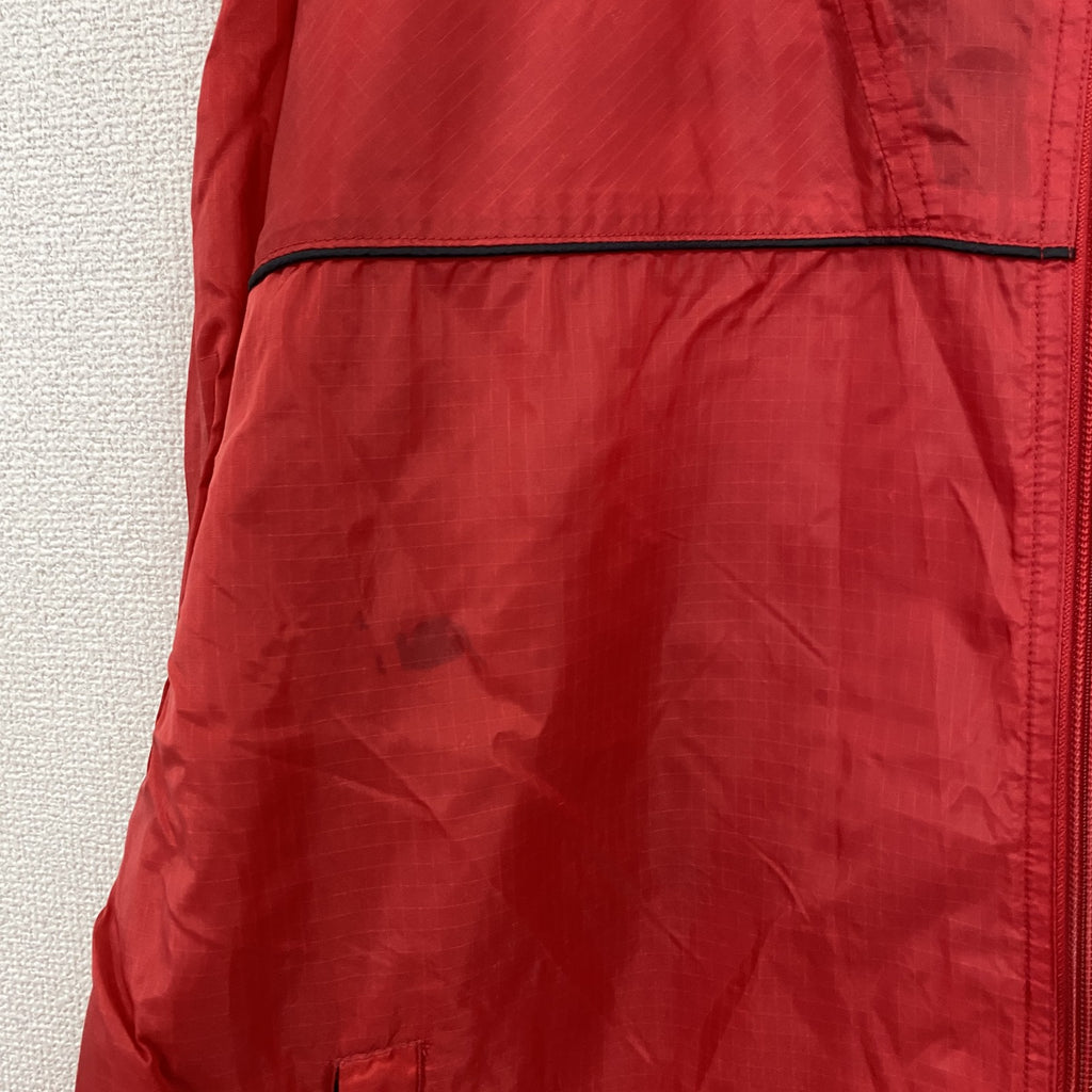 Reebok　リーボック　フルジップナイロンジャケット　赤　レッド　Lサイズ