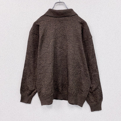 90s～　Robe di Kappa　カッパ　ニットポロセーター　ヴィンテージ　茶色　ブラウン　
