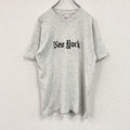 FRUIT OF THE LOOM　フルーツオブザルーム　半袖プリントTシャツ　霜降りグレー　Mサイズ