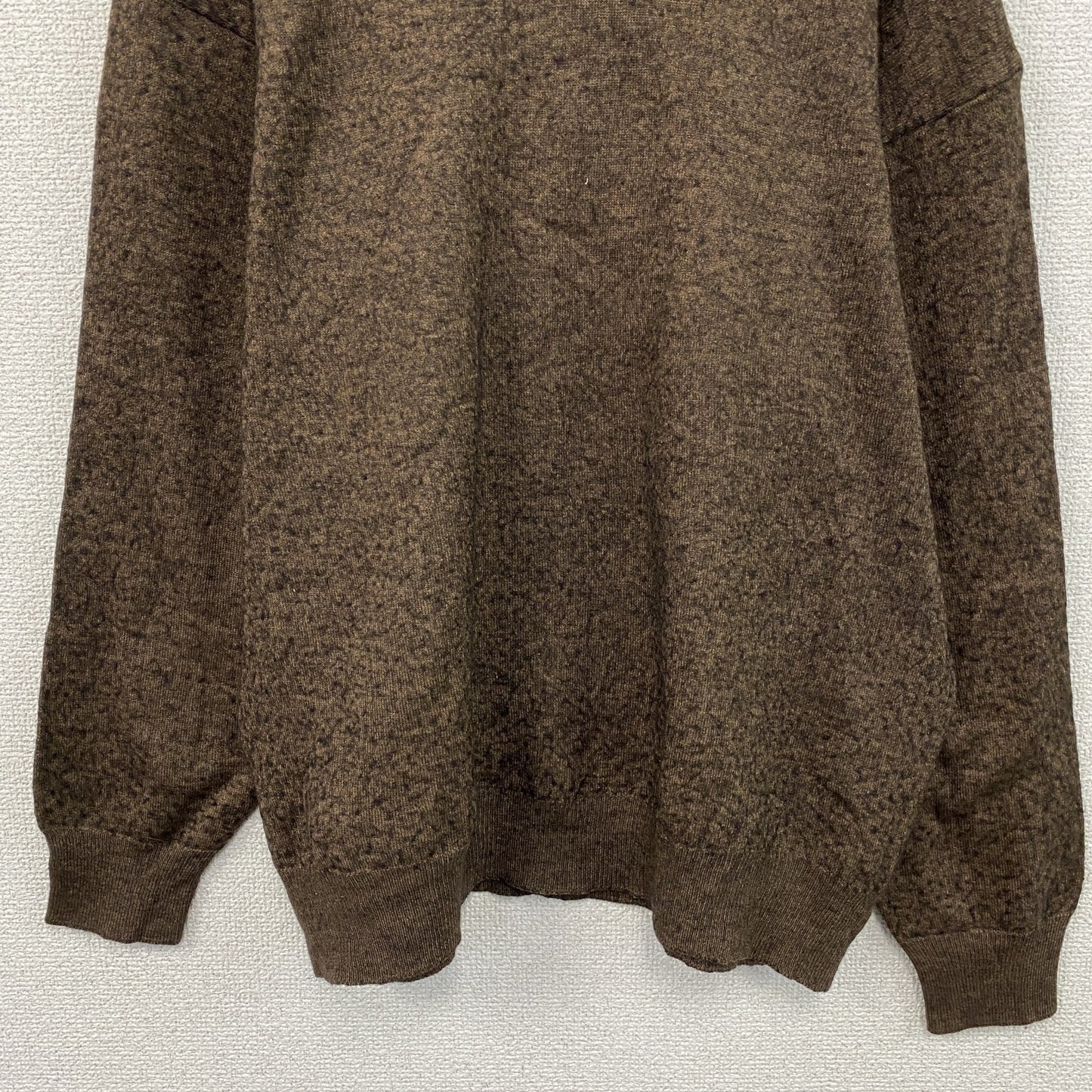 90s～　Robe di Kappa　カッパ　ニットポロセーター　ヴィンテージ　茶色　ブラウン　