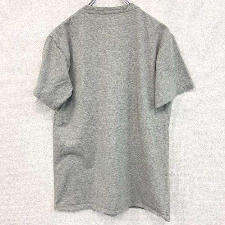 古着 used　champion　チャンピオン　半袖カレッジプリントTシャツ　オターバイン大学　エクストリアン　グレー　Mサイズ