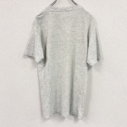 FRUIT OF THE LOOM　フルーツオブザルーム　半袖プリントTシャツ　霜降りグレー　Mサイズ