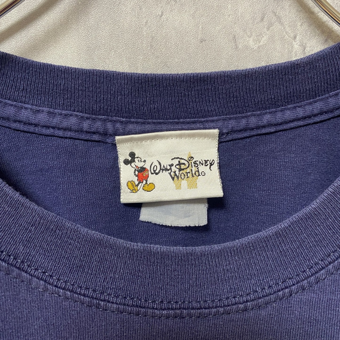 古着 used　Disney　ディズニー　半袖プリントTシャツ　オフィシャル　紺　ネイビー　ビッグシルエット　オーバーサイズ