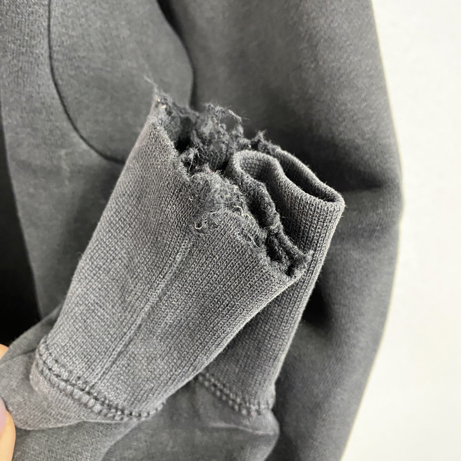 NIKE　ナイキ　スウェット/トレーナー　ラグランスリーブ　スウッシュ　黒　ブラック　Lサイズ