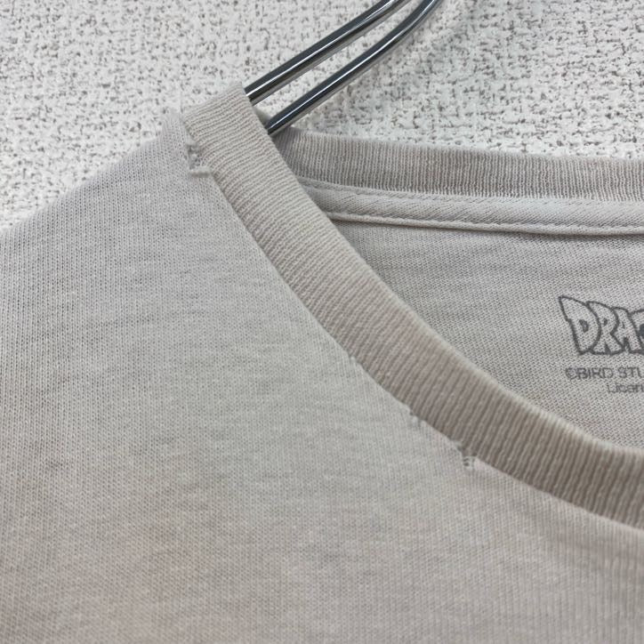 古着 used　ドラゴンボールZ　孫悟空　ベジータ　半袖アニメプリントTシャツ　キャラクター集合デザイン　白　ホワイト　Lサイズ