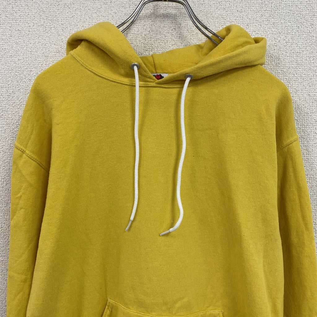 BEAMS BOY×FRUIT OF THE LOOM　ビームスボーイ　スウェットパーカー/フーディー　イエロー　Sサイズ