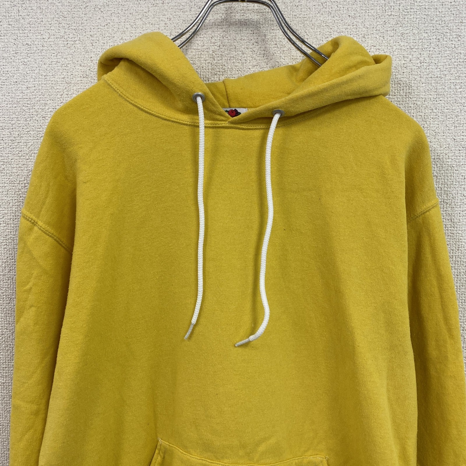 BEAMS BOY×FRUIT OF THE LOOM　ビームスボーイ　スウェットパーカー/フーディー　イエロー　Sサイズ