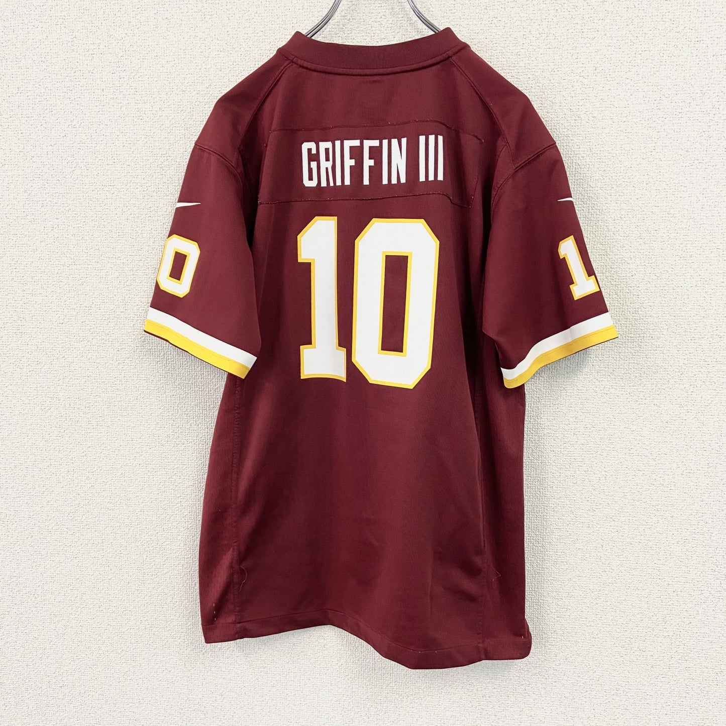 NIKE　ナイキ　ゲームシャツ/ユニフォーム　NFL　アメフト　赤　レッド　XLサイズ