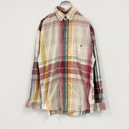 Eddie Bauer　エディーバウアー　長袖シャツ　チェック柄　マルチカラー　Mサイズ