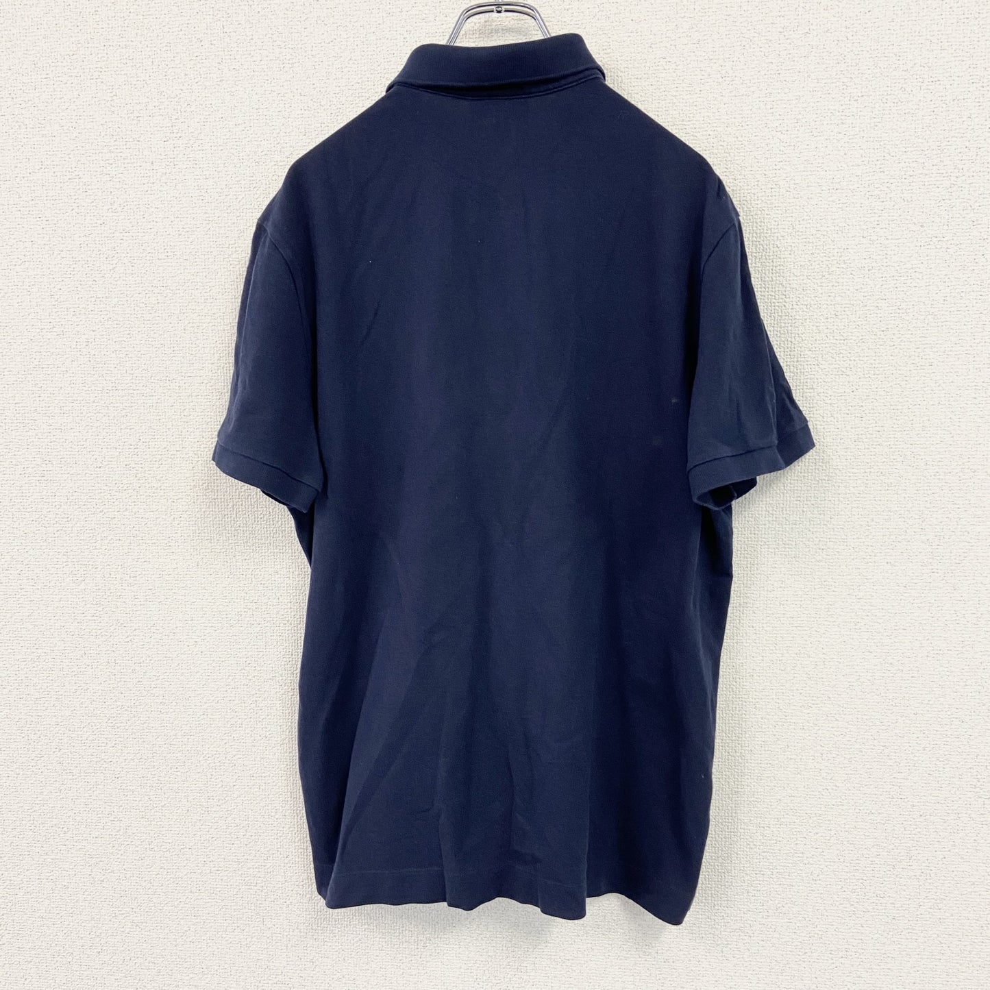 LACOSTE　ラコステ　半袖ポロシャツ　紺　ネイビー　XLサイズ