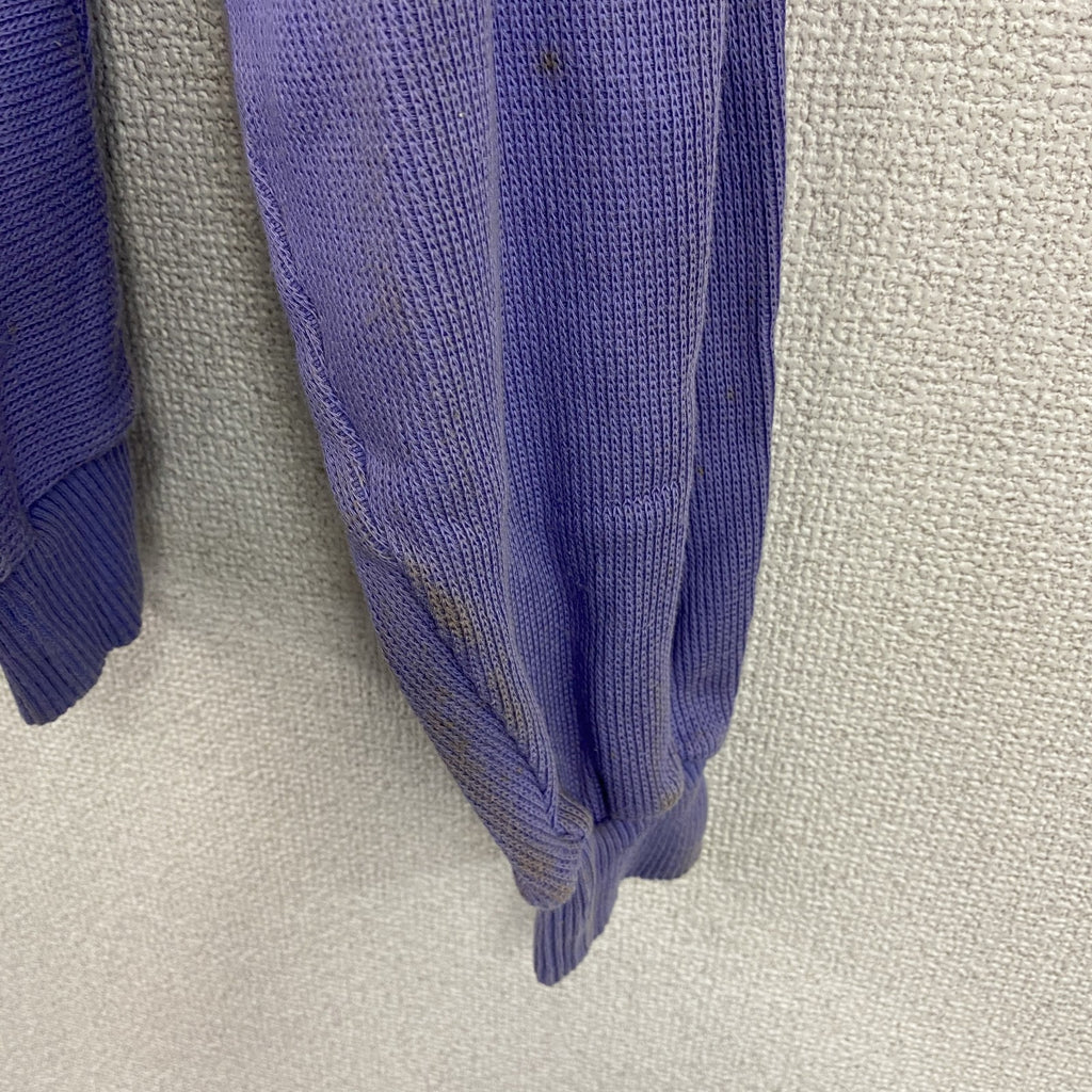 Cerruti 1881　Nino Cerruti　ニノセルッティ　コットンニットセーター　紫　パープル　