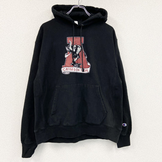 Champion　チャンピオン　リバースウィーブ　スウェットパーカー/フーディー　黒　ブラック　Lサイズ