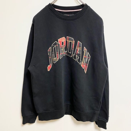 古着 used　NIKE AIR JORDAN ナイキ　エアジョーダン　スウェット　トレーナー　黒　ブラック　Sサイズ