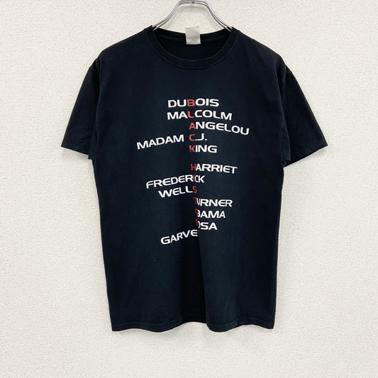 JERZEES　ジャージーズ　オバマ　半袖Tシャツ　偉人　BLACK HISTORY　黒　ブラック　Mサイズ