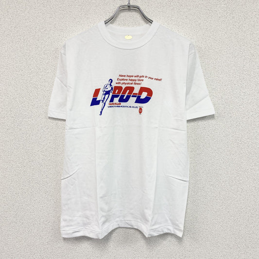 大正製薬　リポビタンD　半袖プリントTシャツ　シングルステッチ　白　ホワイト　Fサイズ