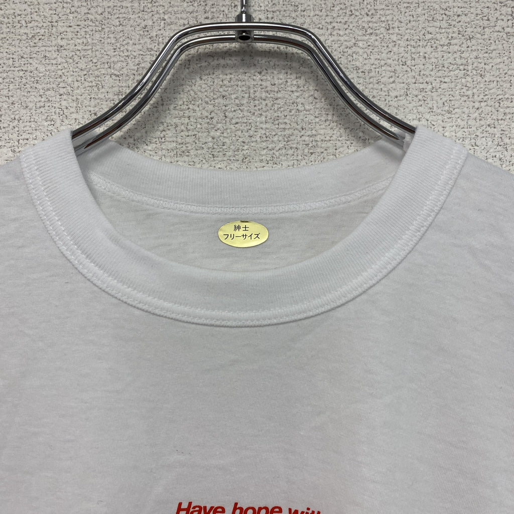 大正製薬　リポビタンD　半袖プリントTシャツ　シングルステッチ　白　ホワイト　Fサイズ