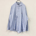RALPH LAUREN　ラルフローレン　長袖シャツ/ボタンダウンシャツ　青　ブルー　48-90サイズ