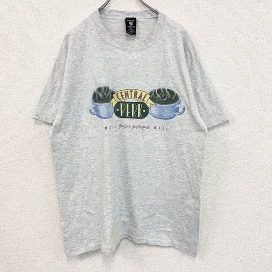 古着 used　90s　ワーナーブラザーズ　FRIENDS　フレンズ　半袖海外ドラマプリントTシャツ　グレー　XLサイズ