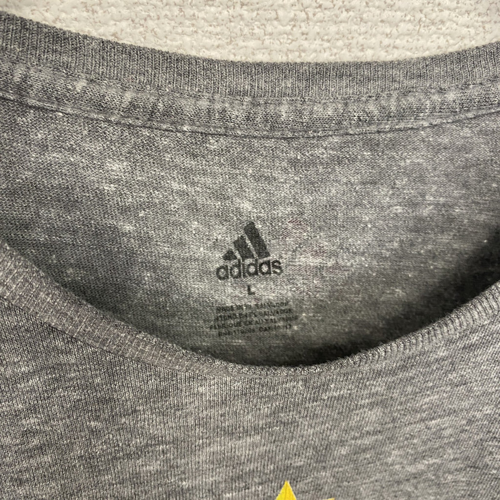 古着 used　アディダス　adidas　MLS　半袖プリントTシャツ　コロラドラピッズ　灰色　グレー　Lサイズ