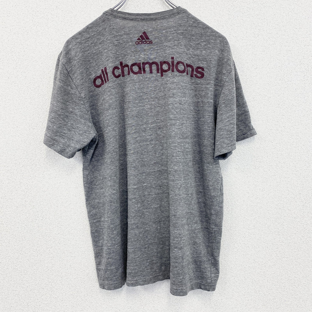 古着 used　アディダス　adidas　MLS　半袖プリントTシャツ　コロラドラピッズ　灰色　グレー　Lサイズ