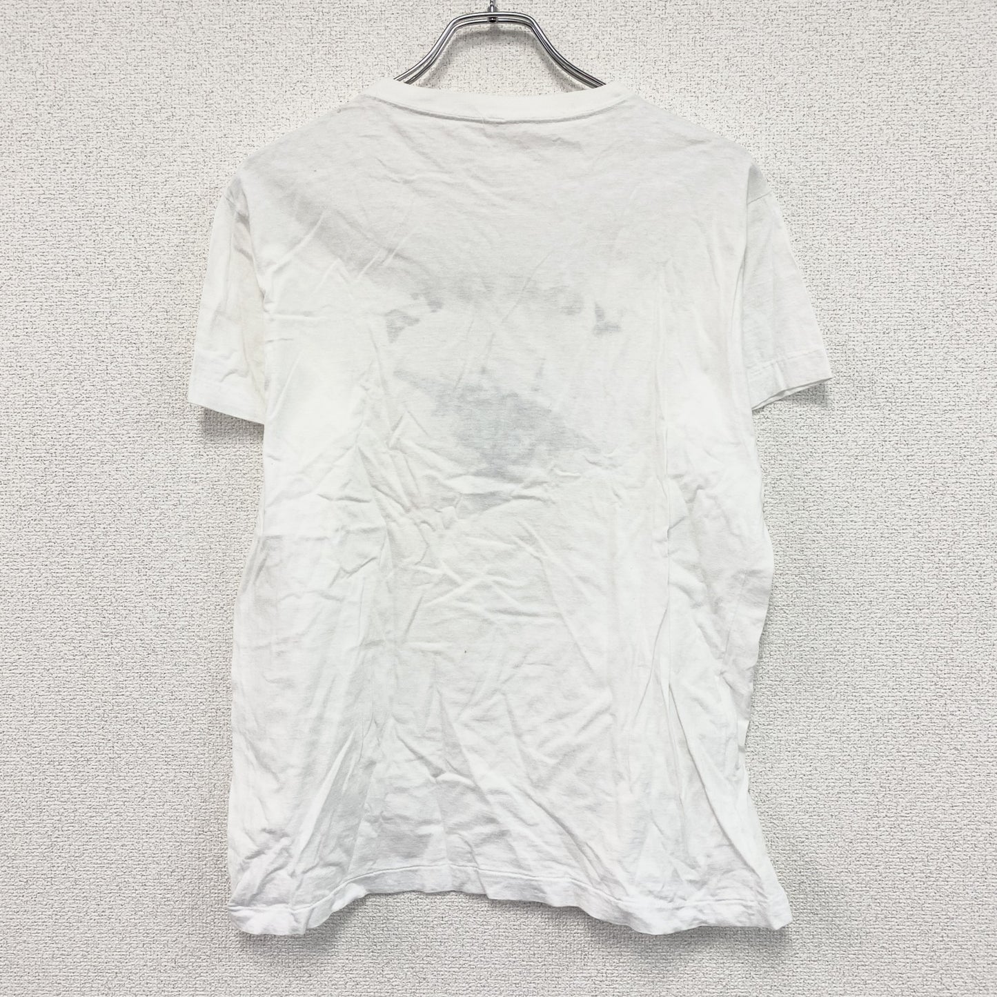 横田基地　半袖プリントTシャツ　シングルステッチ　白　ホワイト　Lサイズ