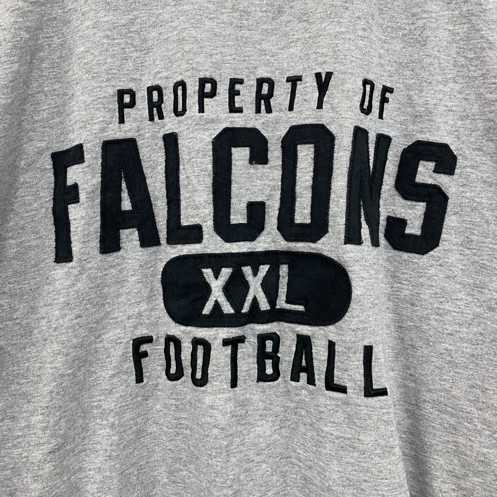 古着 used　リーボック　Reebok　半袖プリントTシャツ　NFL　ファルコンズ　灰色　ライトグレー　Lサイズ