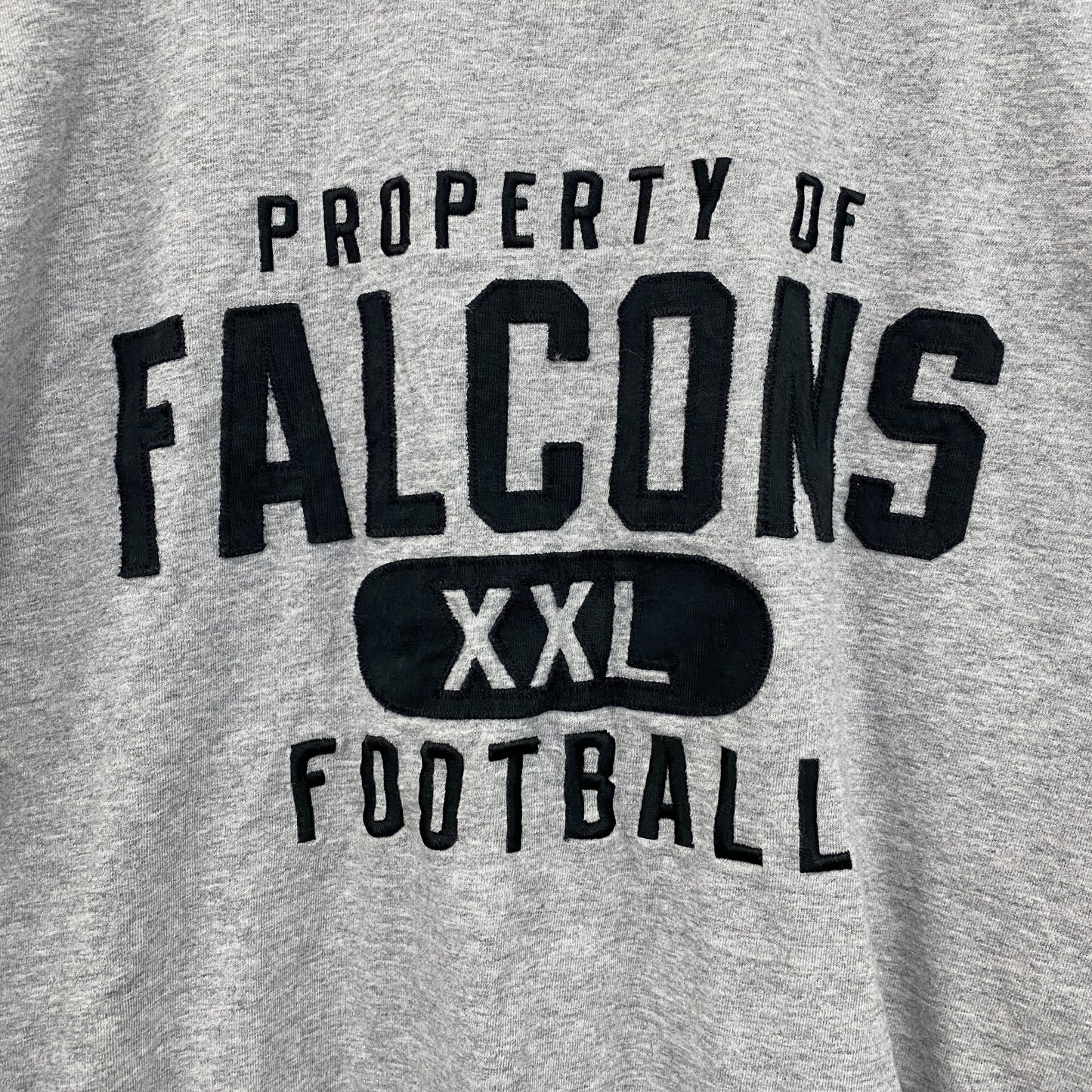 古着 used　リーボック　Reebok　半袖プリントTシャツ　NFL　ファルコンズ　灰色　ライトグレー　Lサイズ
