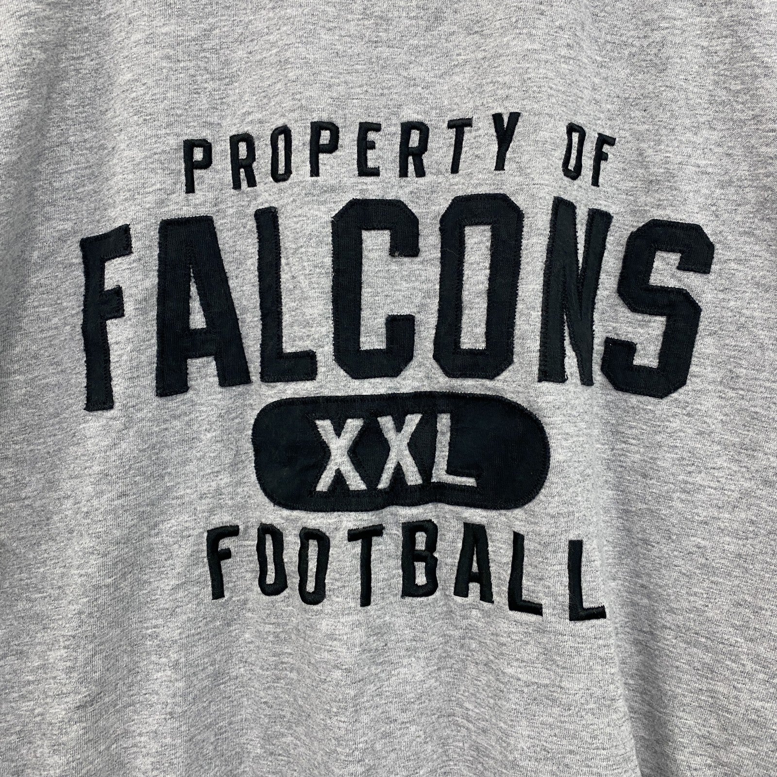 古着 used　リーボック　Reebok　半袖プリントTシャツ　NFL　ファルコンズ　灰色　ライトグレー　Lサイズ