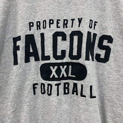 古着 used　リーボック　Reebok　半袖プリントTシャツ　NFL　ファルコンズ　灰色　ライトグレー　Lサイズ