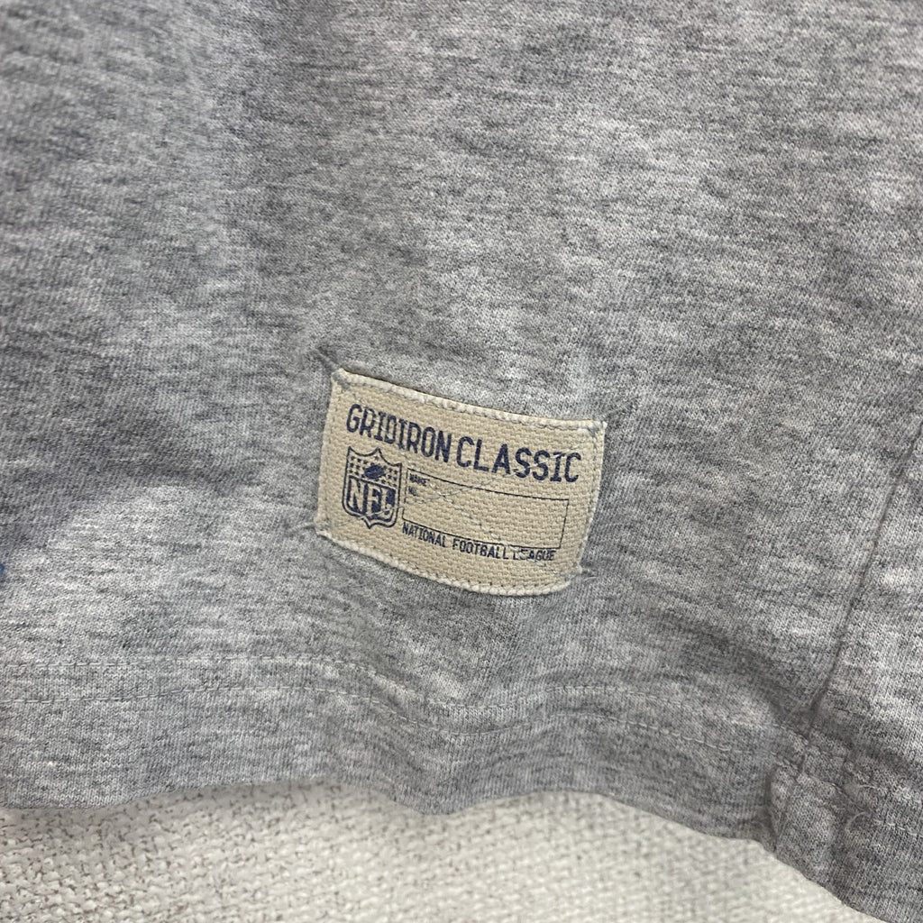 古着 used　リーボック　Reebok　半袖プリントTシャツ　NFL　ファルコンズ　灰色　ライトグレー　Lサイズ