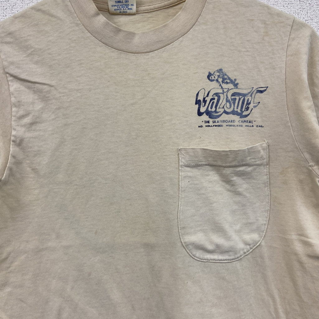 90s～　Sportswear　半袖Tシャツ　SIMS　シムス　シングルステッチ　ヴィンテージ　アイボリー　Sサイズ