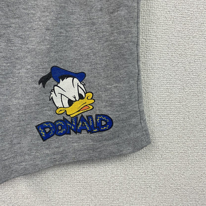 Disney　ディズニー　ドナルドダック　スウェットハーフパンツ/ショートパンツ　グレー　Sサイズ　
