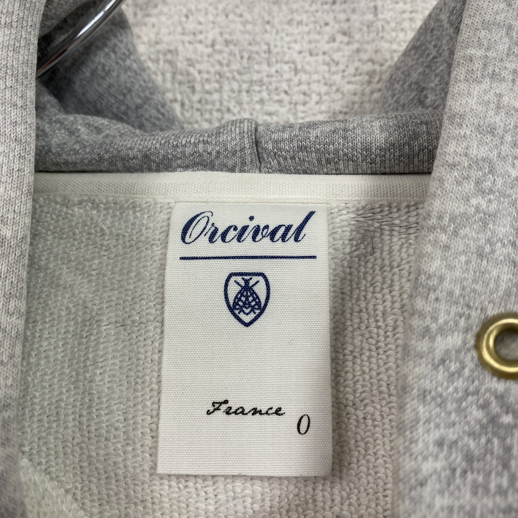 ORCIVAL　オーシバル　フルジップスウェットパーカー/フーディー　灰色　グレー　0サイズ