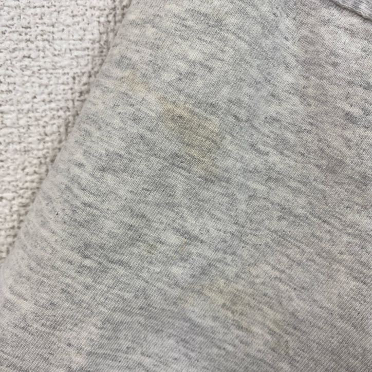 古着 used　GILDAN　ギルダン　半袖アニマルプリント霜降り柄Tシャツ　アメリカ　馬　クルーネック　グレー　XLサイズ