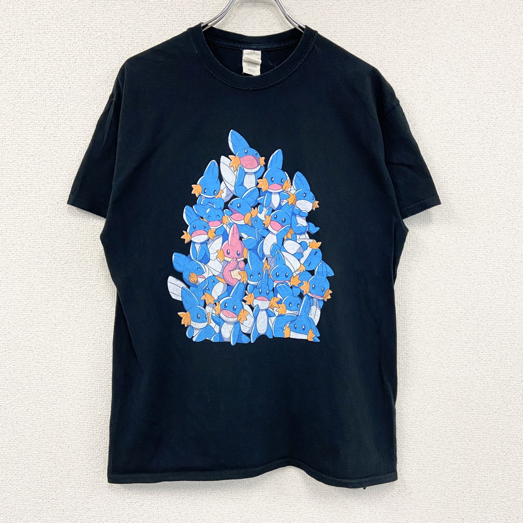 GILDAN　ギルダン　ポケットモンスター　ミズゴロウ　半袖Tシャツ　黒　ブラック　Lサイズ