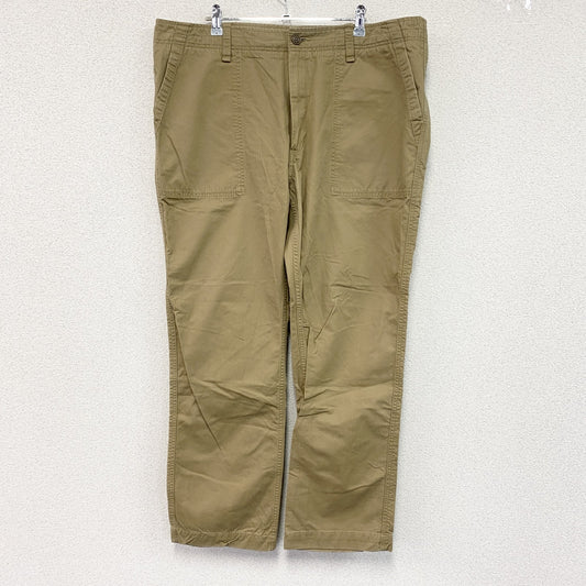 Eddie Bauer　エディーバウアー　コットンベイカーパンツ　デカポケット　無地　ベージュ　W40サイズ