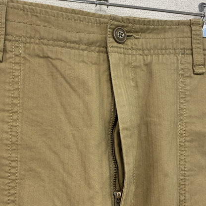 Eddie Bauer　エディーバウアー　コットンベイカーパンツ　デカポケット　無地　ベージュ　W40サイズ