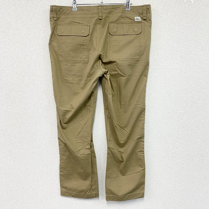 Eddie Bauer　エディーバウアー　コットンベイカーパンツ　デカポケット　無地　ベージュ　W40サイズ