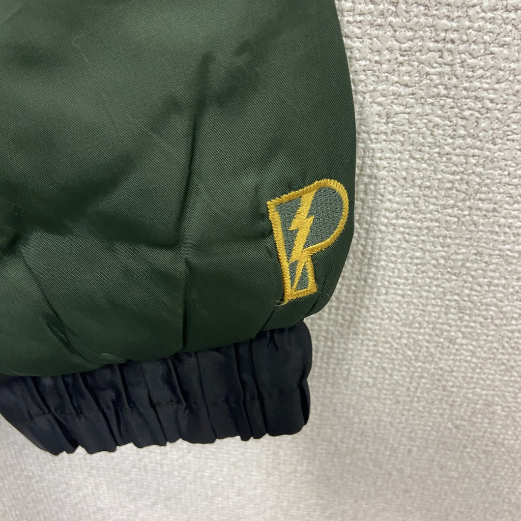 90s～　PRO PLAYER　NFL　PACKERS　フルジップナイロンジャケット　ヴィンテージ　緑　グリーン　Mサイズ