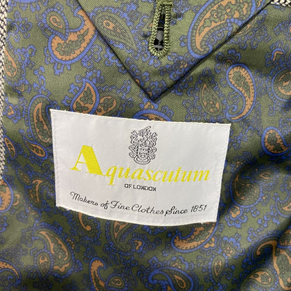 Aquascutum　アクアスキュータム　ダブルテーラードジャケット　灰色　グレー　94A5サイズ