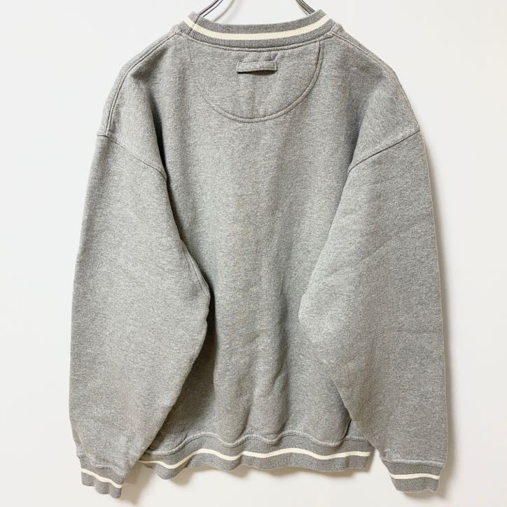 古着 used　90s　COLORADO　長袖刺繍リンガースウェット　トレーナー　ロッキー山脈　グレー　ヴィンテージ　Mサイズ