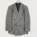 Aquascutum　アクアスキュータム　ダブルテーラードジャケット　灰色　グレー　94A5サイズ